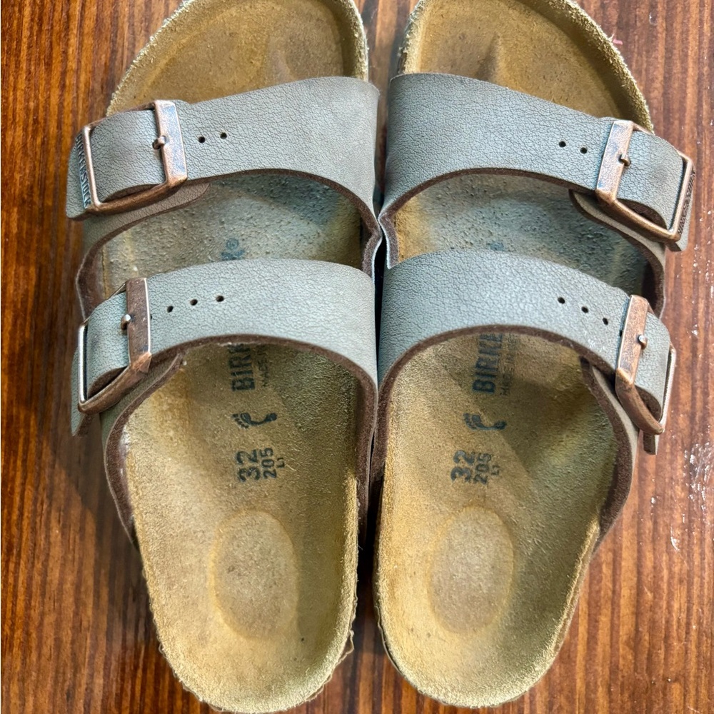 Birkenstock Kids Mocha Two-Strap Sandals